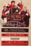 2008 NHL Hurricanes at Flyers ticket stub