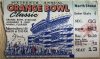 1950 Orange Bowl ticket stub Santa Clara vs Kentucky