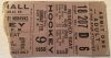 1958 IHL Louisville Rebels ticket stub vs Cincinnati