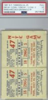 1961 Roger Maris 4 Home Run ticket stub