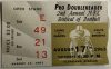 1963 NFL Double Header ticket stub