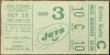 1965 New York Jets ticket stub vs Chargers