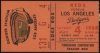 1968 Los Angeles Dodgers ticket stub vs Reds Pete Rose 3 Hits
