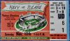1973 NCAAF Tulane ticket stub vs Navy