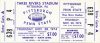 1974 NCAAF Pitt Panthers ticket stub vs Penn State
