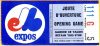1975 Expos Opening Day ticket stub vs Phillies