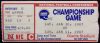 1987 NFC Championship ticket stub Redskins Giants