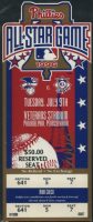 1996 MLB All Star Game Philadelphia ticket stub