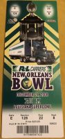 2008 New Orleans Bowl Ticket Stub Southern Miss vs Troy
