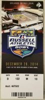 2014 Russell Athletic Bowl ticket stub Clemson vs Oklahoma