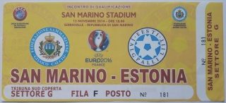 2016 Euro Cup Qualifier San Marino vs Estonia 3