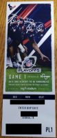 2020 NFL Wild Card Game ticket stub Texans vs Bills