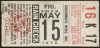 1970 Hank Aaron Home Run 569 ticket stub