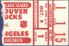 1970 Vancouver Canucks ticket stub vs Kings