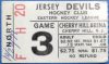 1971 EHL Jersey Devils ticket stub vs New Haven Blades