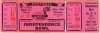 1976 Independence Bowl unused ticket Tulsa McNeese State
