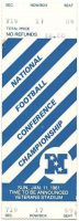1981 NFC Championship Game ticket stub Eagles Cowboys