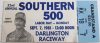 1981 Southern 500 Ticket Stub Neil Bonnett