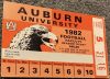 1982 NCAAF Auburn Tigers season pass Bo Jackson debut