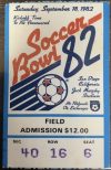 1982 Soccer Bowl 82 Ticket Stub Cosmos vs Sounders