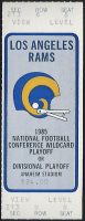 1986 NFC Divisional Game ticket stub Rams Cowboys