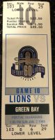 1994 Detroit Lions ticket stub vs Packers