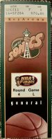 1996 NBA Finals Game 4 ticket stub SuperSonics Bulls