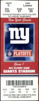 2009 NFC Divisional Game ticket stub Giants Eagles