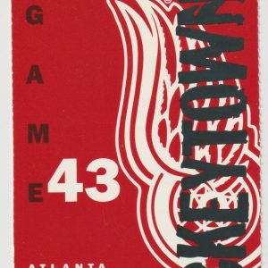 2002 Red Wings ticket stub vs Atlanta Mar 30 Brett Hull 2 G