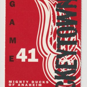 2002 Red Wings ticket stub vs Ducks Mar 19 Brett Hull