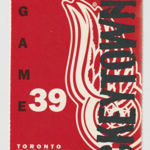 2002 Red Wings ticket stub vs Leafs Mar 6 Sergei Fedorov 2 G 1