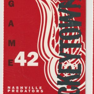 2002 Red Wings ticket stub vs Preds Mar 28 Brett Hull