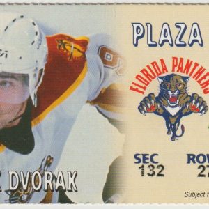 1999 Panthers Full Ticket vs Maple Leafs Feb 3 Pavel Bure