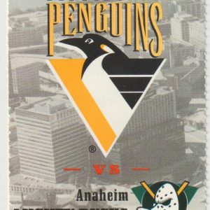 1998 Penguins Ticket Stub vs Ducks Dec 1 Jaromir Jágr 2 Goals