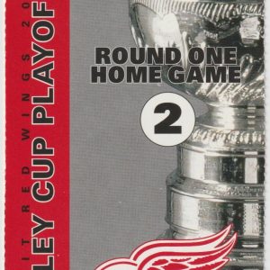 2003 Round 1 Game 2 Red Wings Ticket Stub vs Ducks Luc Robitaille