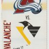 1997 Avalanche Ticket Stub vs Penguins Dec 19 Joe Sakic