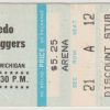 1983 IHL Kalamazoo Wings ticket stub vs Toledo Goaldiggers 2/12