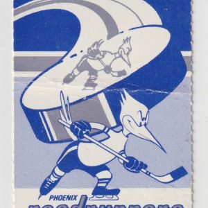 1991 IHL Phoenix Roadrunners ticket stub vs Salt Lake Golden Eagles 3/27