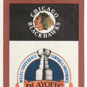 1992 Blackhawks 2nd Round Game 3 Ticket Stub vs Red Wings Jeremy Roenick