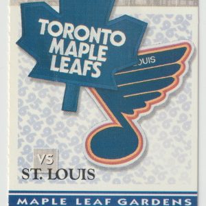 1995 Maple Leafs Ticket Stub vs Blues Nov 21 Gilmour Andreychuk