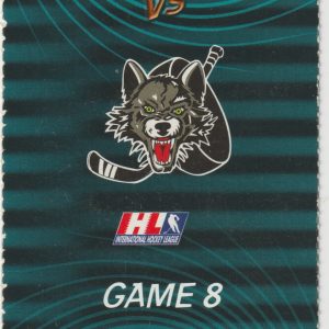 2000 IHL Cleveland Lumberjacks ticket stub vs Chicago Wolves 11/11