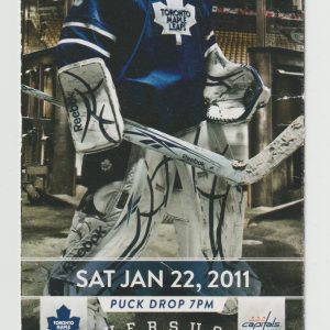 2011 Ovechkin Hat Trick Ticket vs Maple Leafs Jan 22