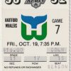 Mint 1990 Kings Full Ticket vs Whalers Oct 19 Wayne Gretzky