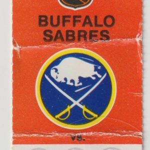 1985 Sabres ticket stub vs Bruins Nov 13 Gilbert Perreault