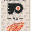 1990 Flyers Ticket Stub vs Red Wings Oct 7 Steve Yzerman
