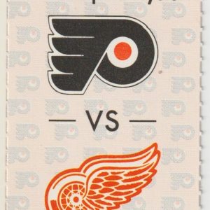 1990 Flyers Ticket vs Red Wings Dec 15 Sergei Fedorov