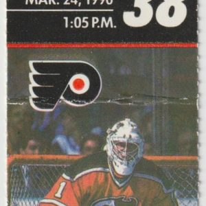 1990 Flyers ticket stub vs Devils Mar 24 Brendan Shanahan