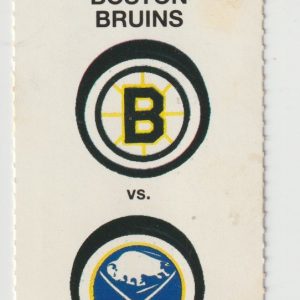 1992 Sabres Ticket Stub vs Bruins Dec 9 Alexander Mogilny Hat Trick 