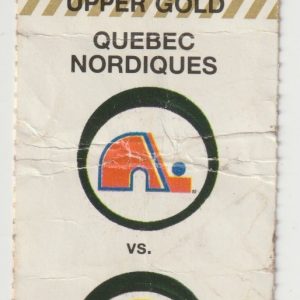 1992 Sabres Ticket Stub vs Nordiques Nov 25 Dave Andreychuk 