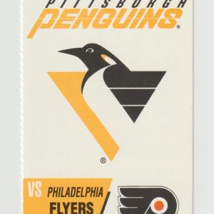 1993 Penguins Full Ticket vs Flyers Dec 28 Ron Francis